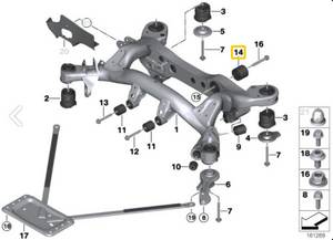 Differential Aluminium Lager-Set BMW E8x & E9x